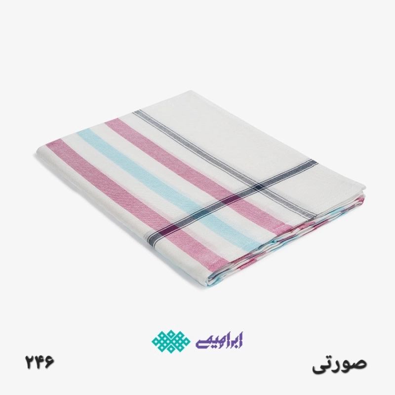 حوله استخری یزدی ابراهیمی طرح رنگین کمان سایز 110x160