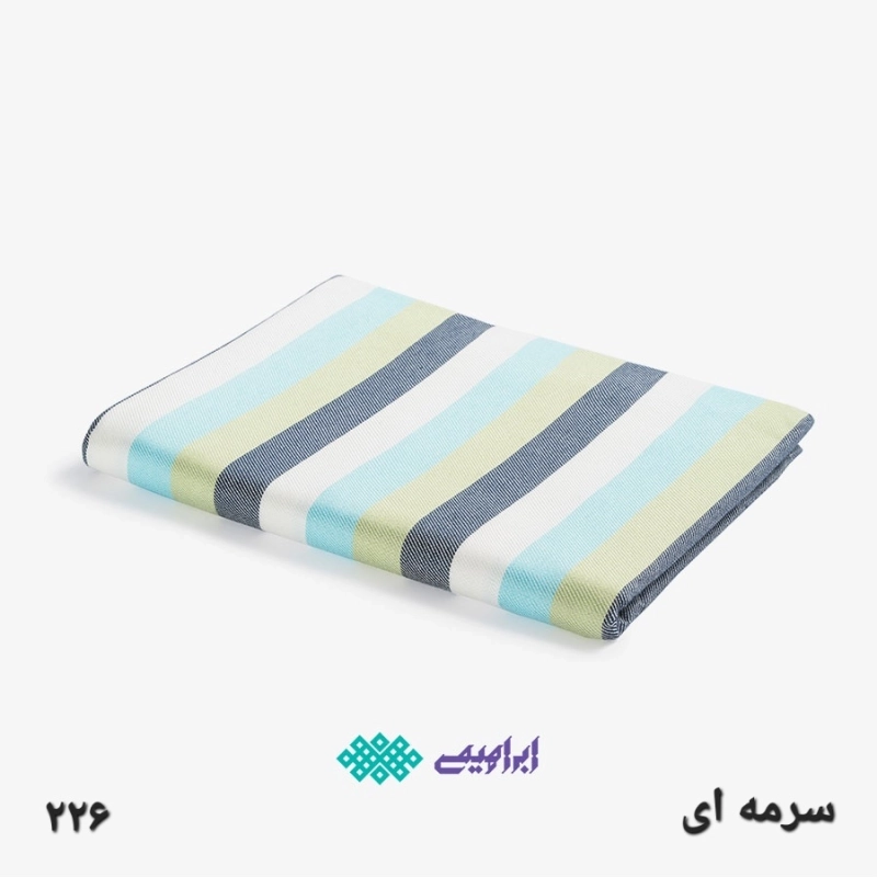 حوله استخری یزدی ابراهیمی طرح رنگین کمان سایز 110x160