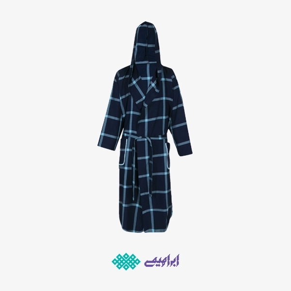 حوله تن پوش یزدی ابراهیمی چهارخونه زمینه تیره سایز ایکس لارج 125