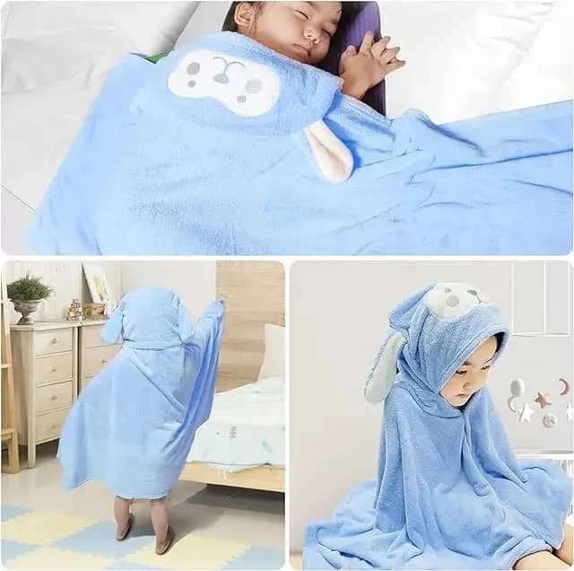 حوله نوزادی شنل نوزادی پتو نوزادی خرگوشی کلاه دار