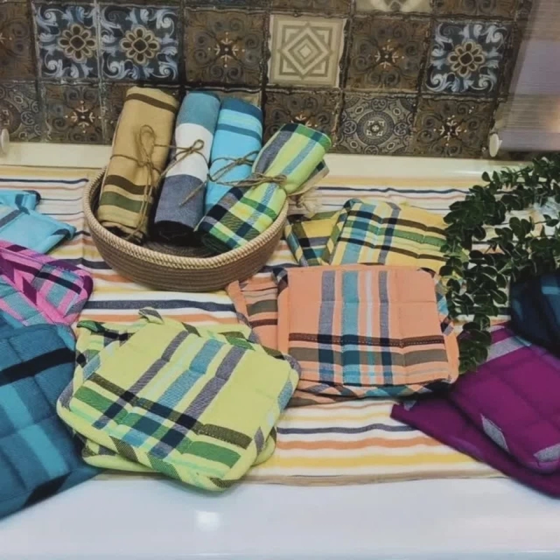 نم گیر ظروف آشپزخانه برند ابراهیمی طرح راه راه
