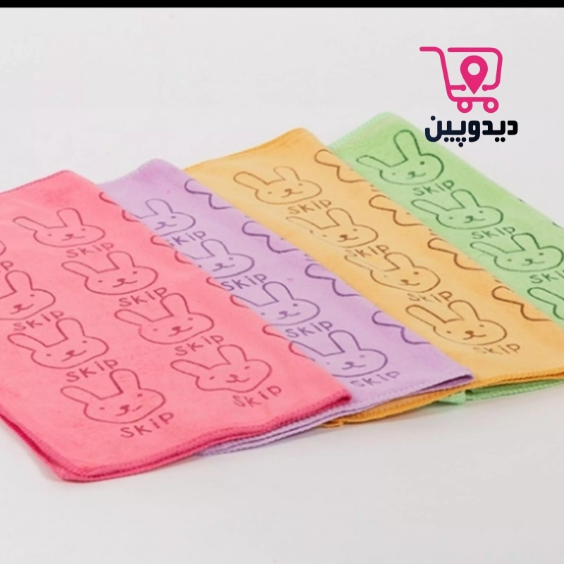 حوله میکروفایبر دستی خرگوشی سایز 35×75 حوله مسافرتی ورزشی نانو خرگوشی حوله میکرو فایبر حوله دست صورت