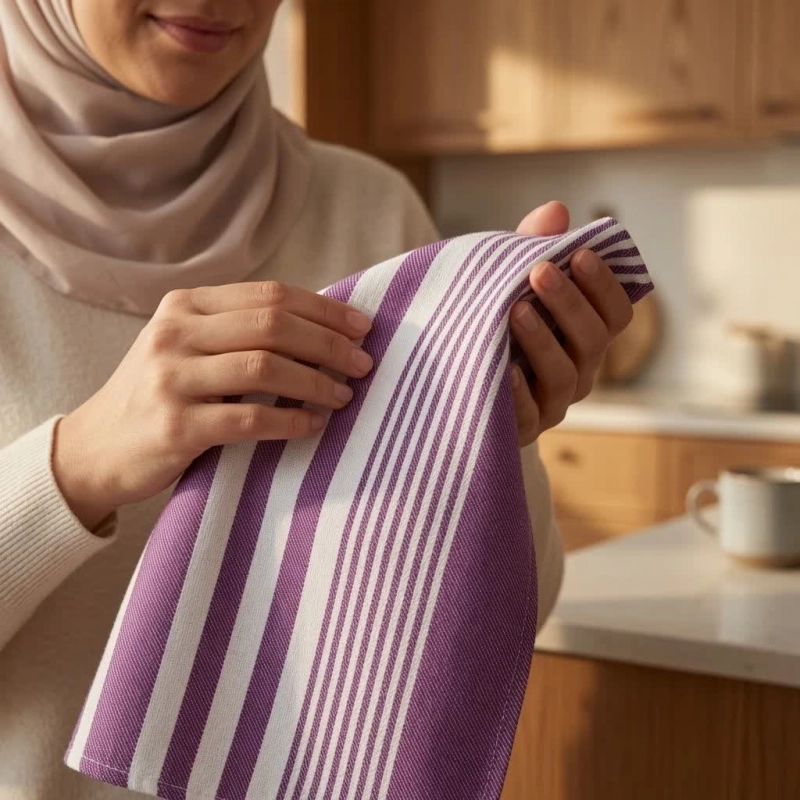 حوله دست و صورت 65 در 45 براند قدک طرح رنگی