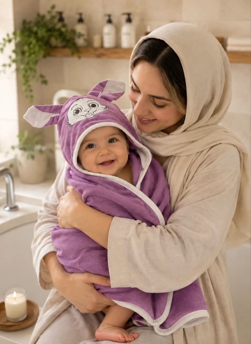 حوله دور پیچ نوزاد مدل خرگوشی صد در صد نخ برند قدک